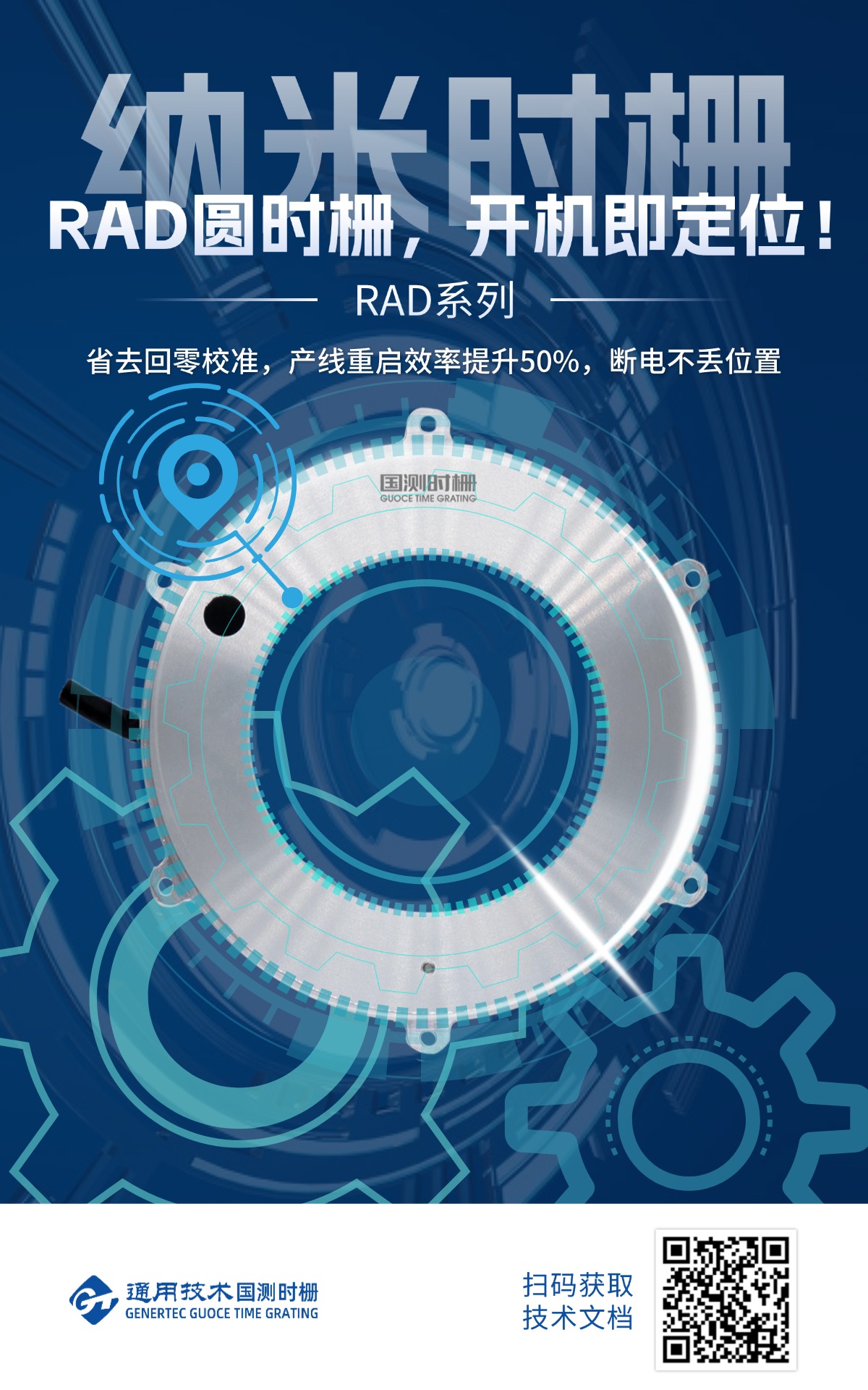 轻薄到极致丨RAD分体绝对式圆时栅新品上市！
